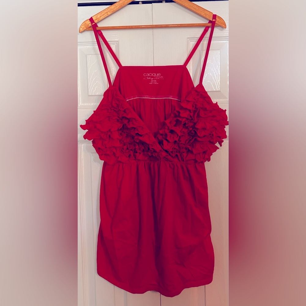 Cacique Intimates by Lane Bryant babydoll sleep set